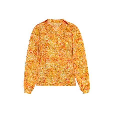 Gaya Gaya Blouse Festival lichtgroen / sering / oranje / wit