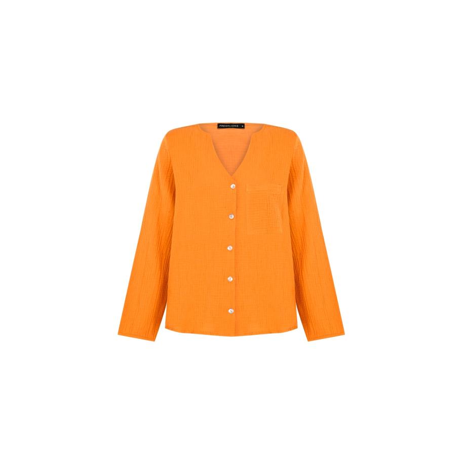 FRESHLIONS FRESHLIONS Blouse Bailey oranje -