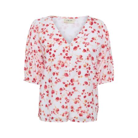Cream Cream Blouse Giselle rood / wit