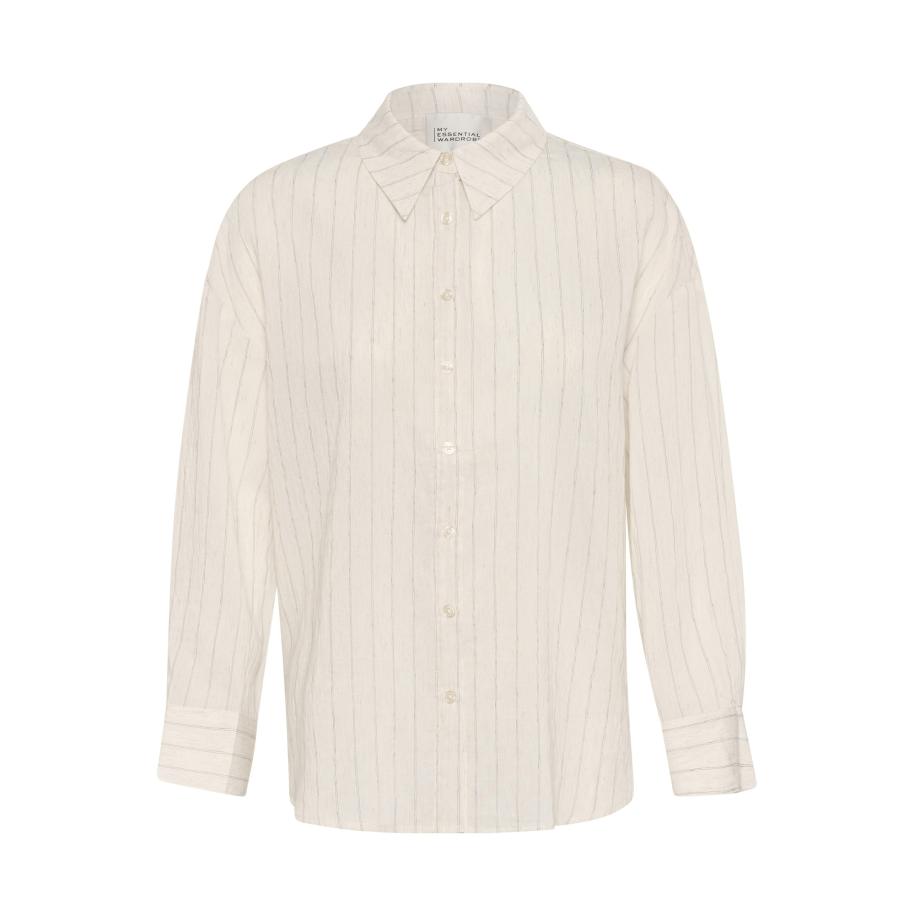 My Essential Wardrobe Blouse LimaMW beige / zwart Bruin