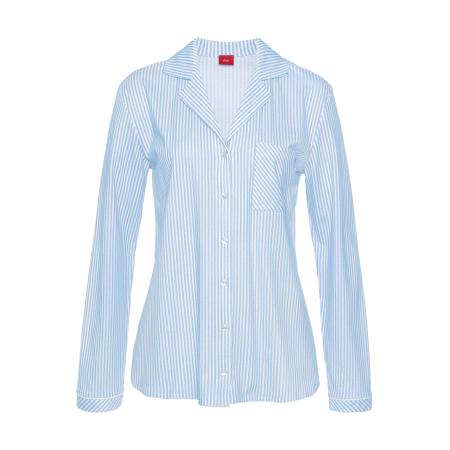 s.Oliver s.Oliver Blouse lichtblauw / wit