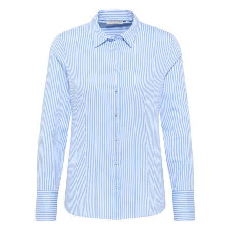 Eterna ETERNA Blouse Modern Classic lichtblauw / wit