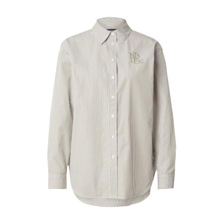 Lauren Ralph Lauren Lauren Ralph Lauren Blouse ombergrijs / wit