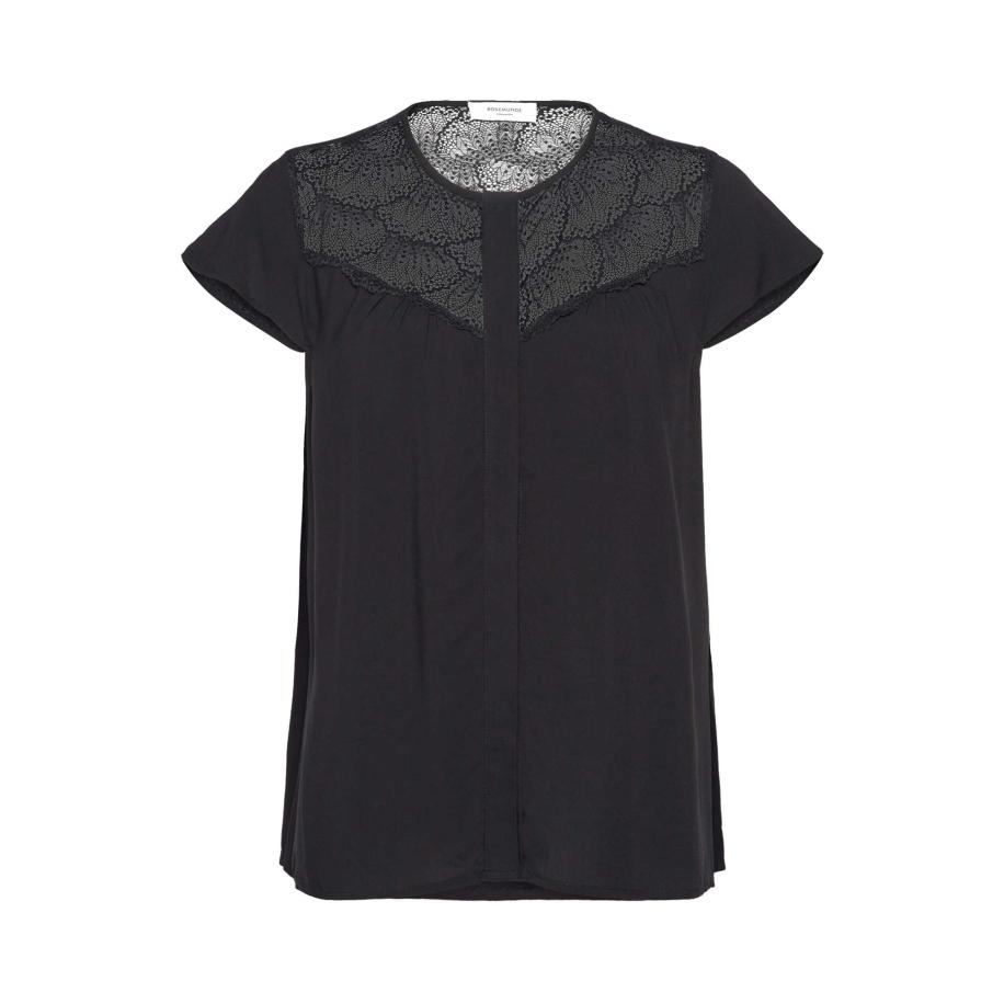 Rosemunde rosemunde Blouse Elif zwart -