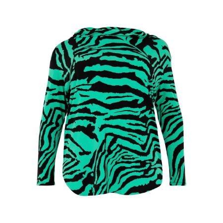 Yoek YOEK Blouse groen / zwart