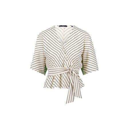 Zero zero Blouse zwart / wit