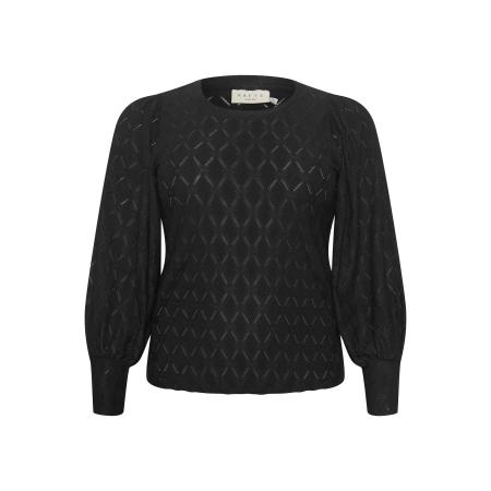 KAFFE CURVE Blouse KC Tina zwart