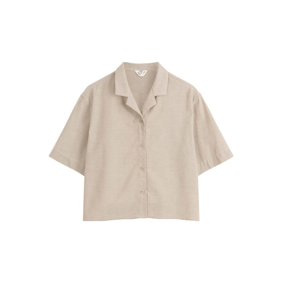 MELA MELA Blouse Tavleen lichtbruin -