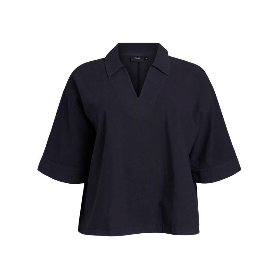 Zizzi Zizzi Blouse Eello zwart -