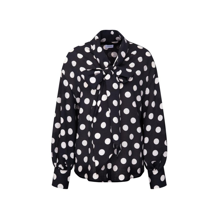 Seidensticker SEIDENSTICKER Blouse zwart / wit -