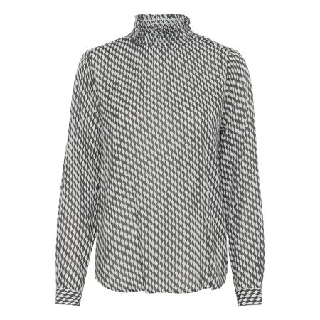 Kaffe Kaffe Blouse Amber navy / lichtgrijs