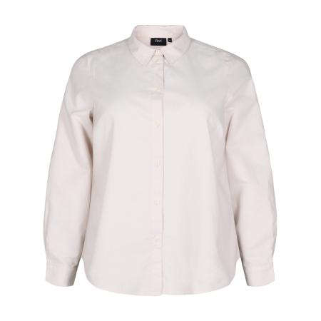 Zizzi Zizzi Blouse VLULU stone grey