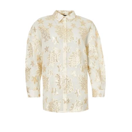 South Beach South Beach Blouse goud / wit