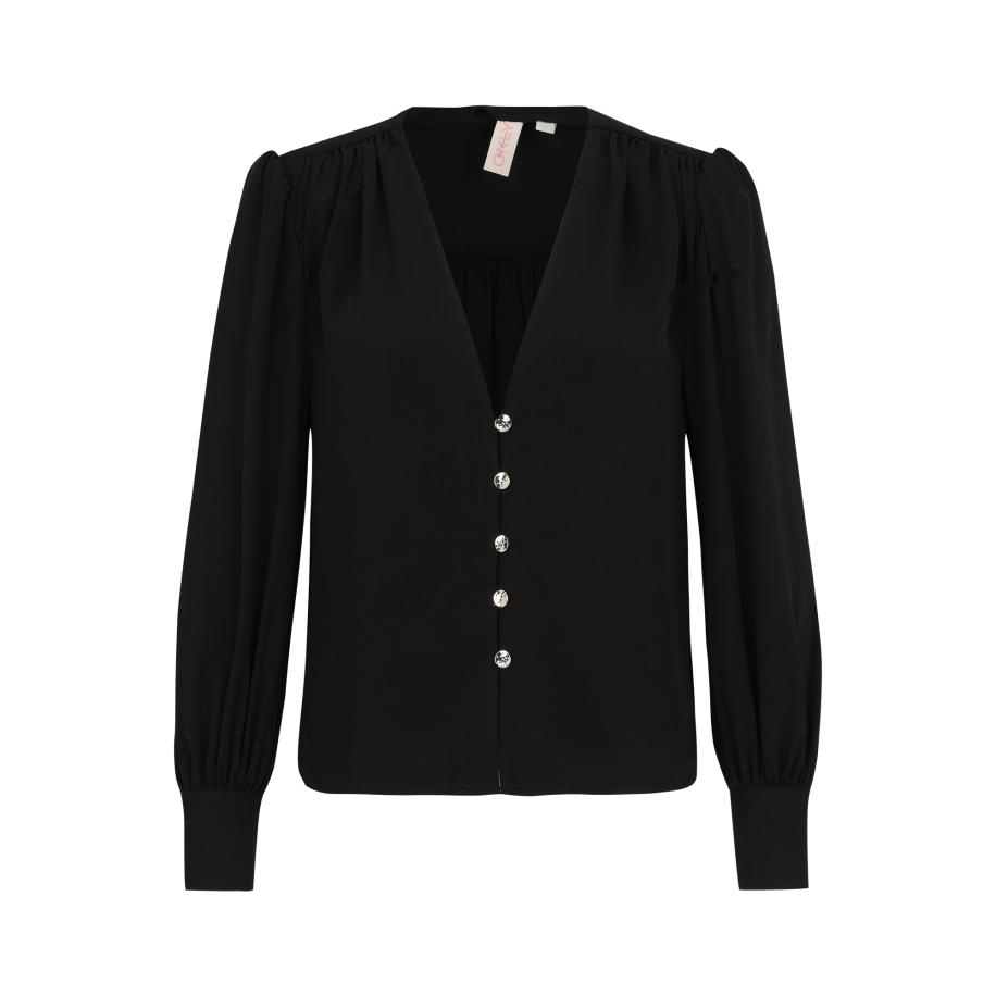Only Only Petite Blouse ONLCATYTHALIA zwart -