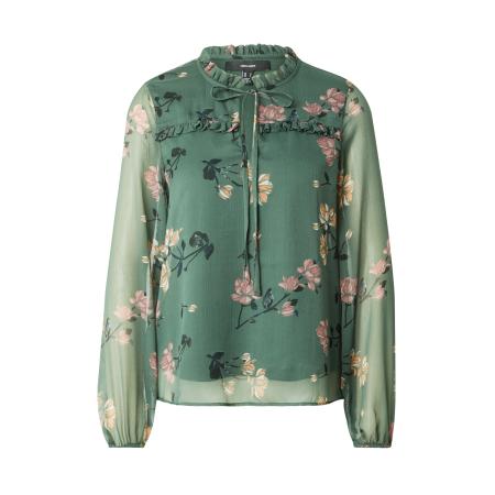 Vero Moda VERO MODA Blouse MILLA jade groen / oudroze / zwart / wit