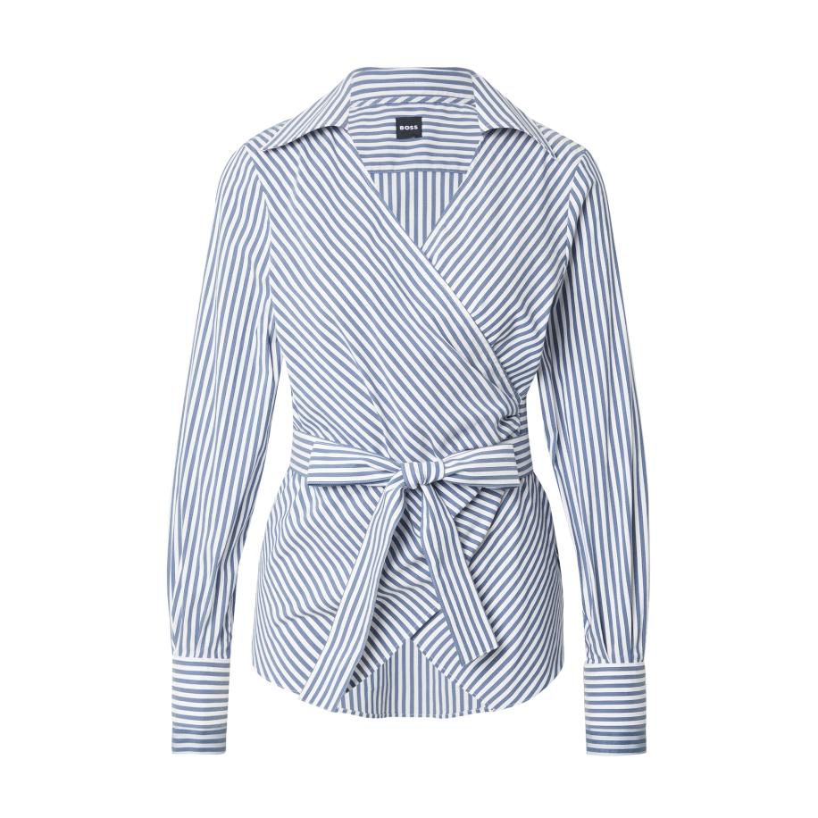 Hugo Boss BOSS Blouse Bekania saffier / wit -