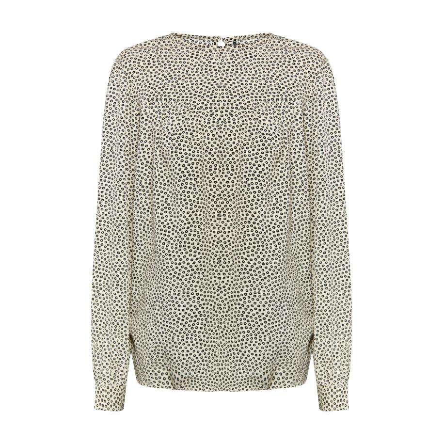 DreiMaster DreiMaster Vintage Blouse Imane sand / zwart -