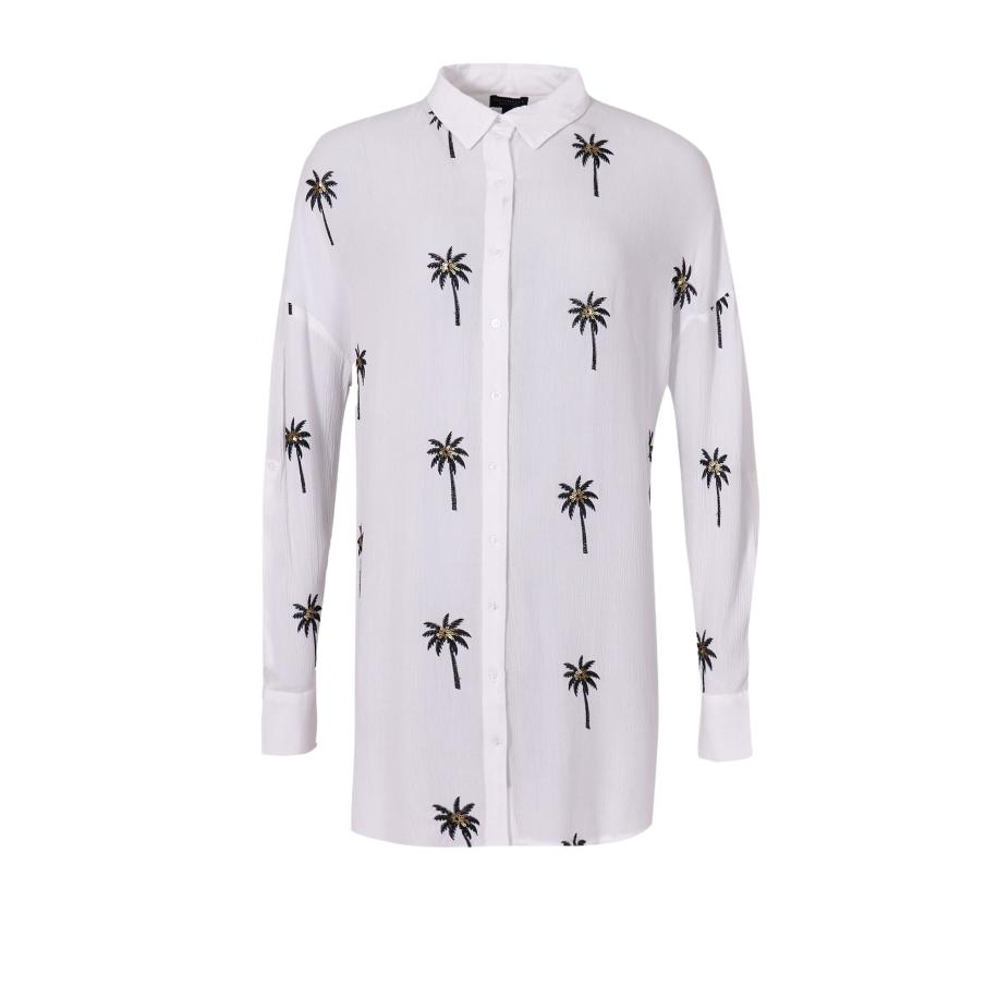 South Beach South Beach Blouse zwart / wit -