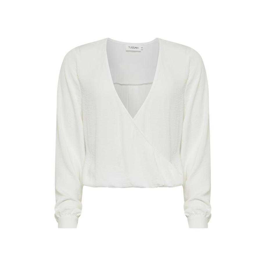 Tussah Blouse ivoor Bruin