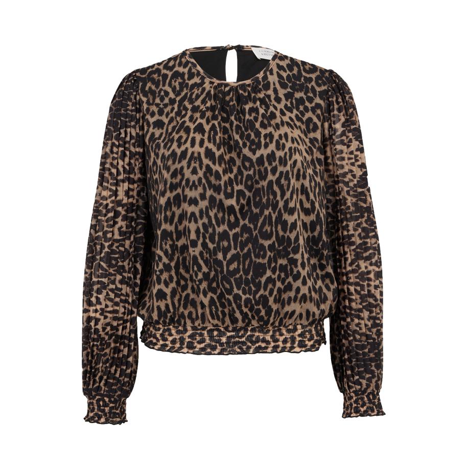 Guido Maria Kretschmer Women Blouse Liddy bruin / brokaat / zwart Bruin