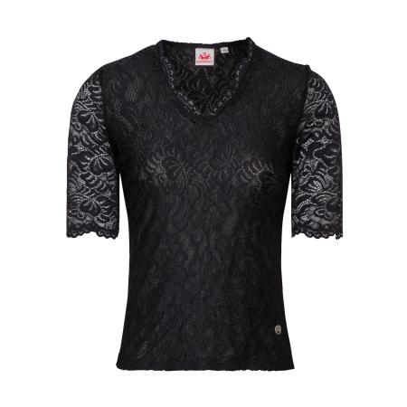 Spieth & Wensky SPIETH & WENSKY Klederdracht blouse Arktis zwart