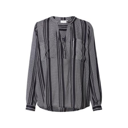 Kaffe Kaffe Blouse Noral navy / wit