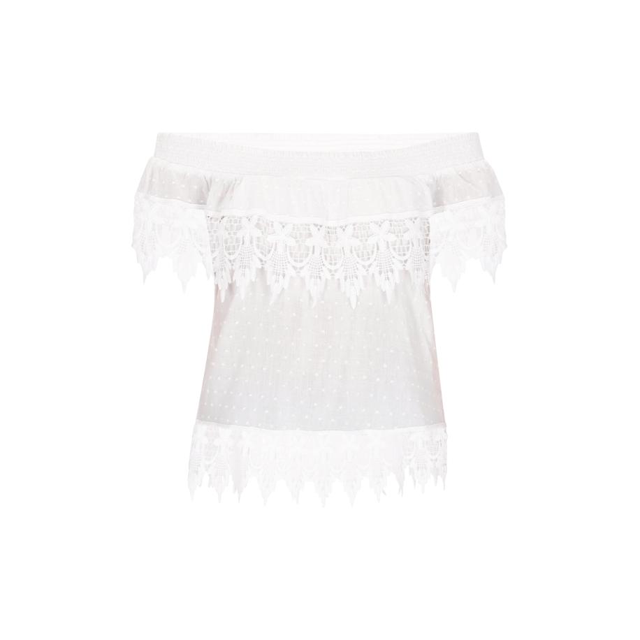 IZIA IZIA Blouse Boho wit -