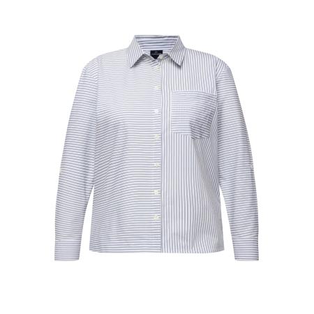 LAURASØN LAURASØN Blouse lichtblauw / wit