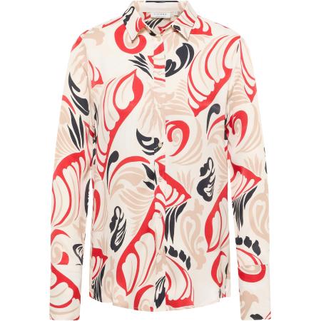 Eterna ETERNA Blouse beige / oudroze / rood / zwart