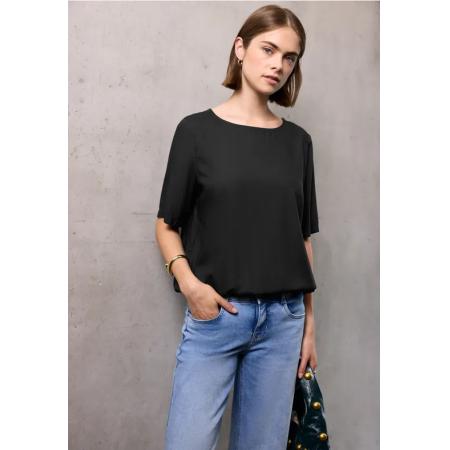 Street One Blouseshirt met elastische zoom
