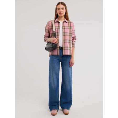 Big Star BIG STAR Blouse Singi antraciet / groen / rosa