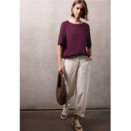 Street One Blouseshirt met elastische zoom