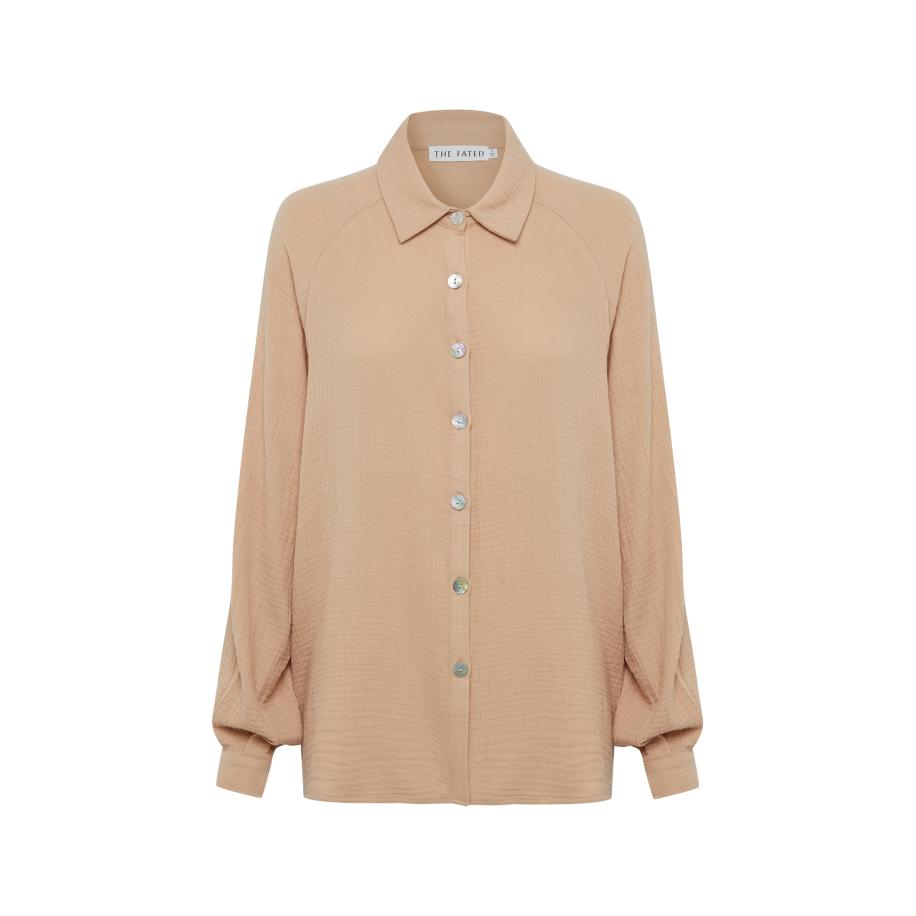 The Fated Blouse TORI sand Bruin