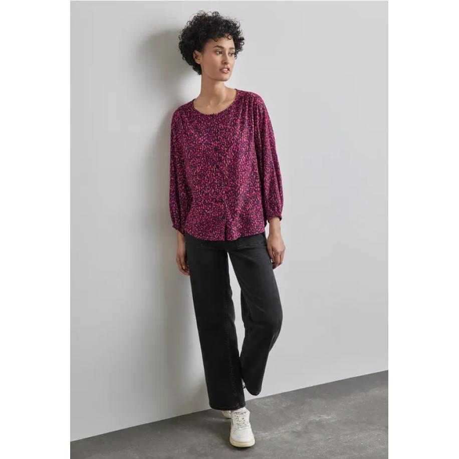 Street One Bedrukte blouse Roze