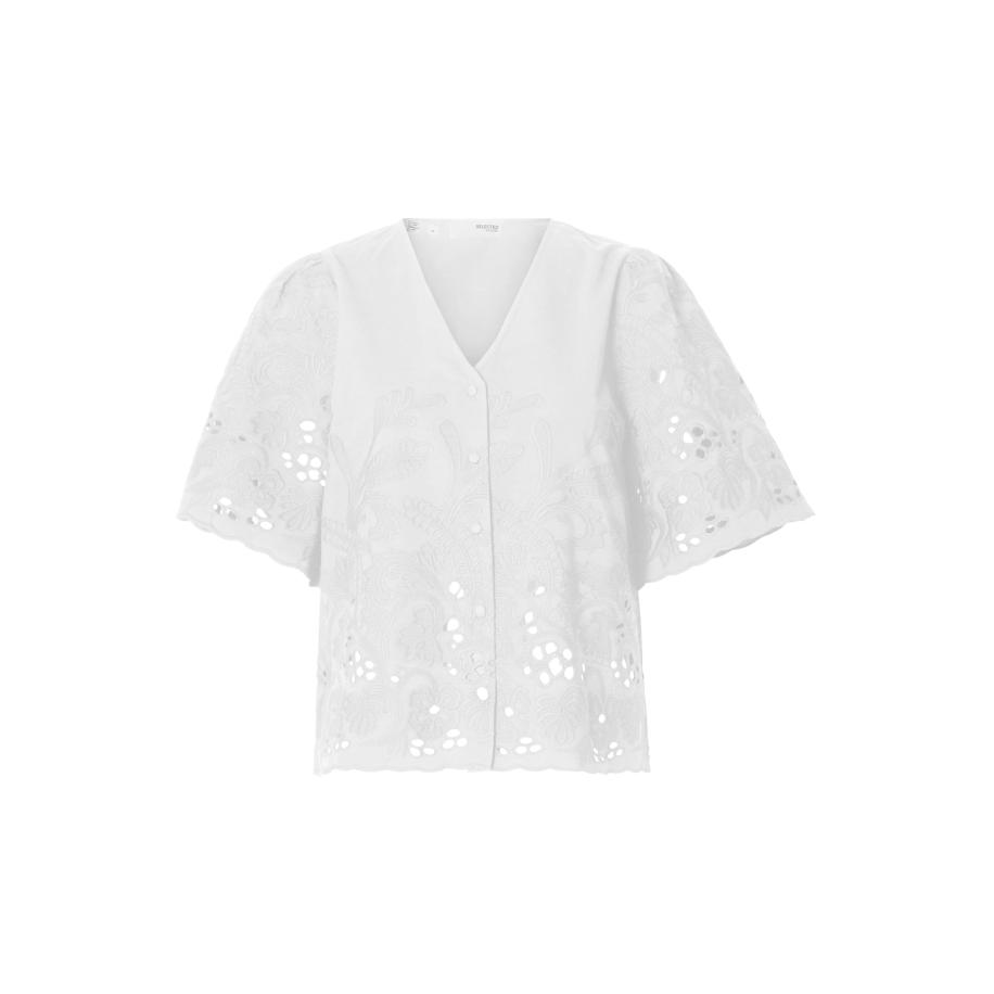 Selected SELECTED Blouse SLFDahlia wit -