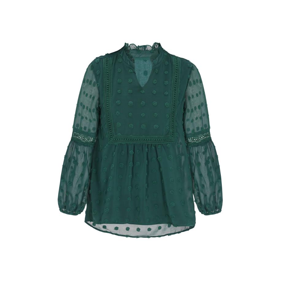 NAEMI NAEMI Blouse donkergroen -