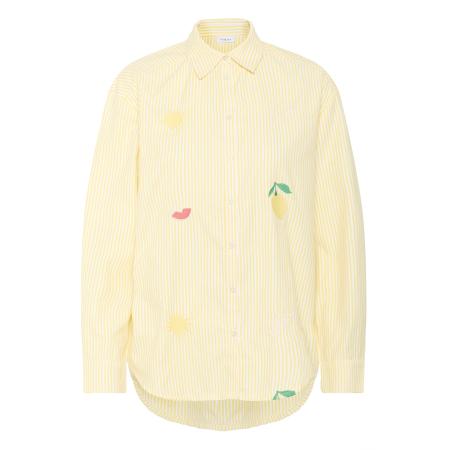 Saint Tropez SAINT TROPEZ Blouse Zytta lichtgeel / gemengde kleuren