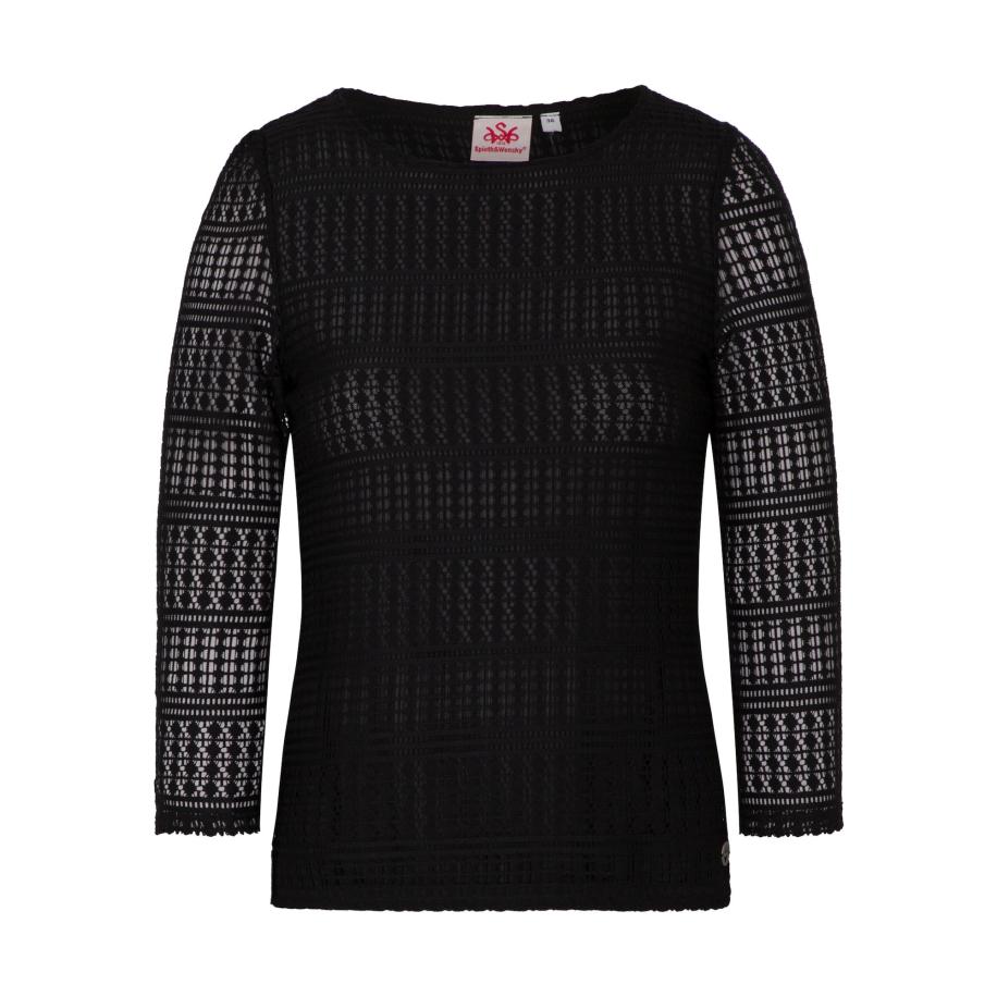 Spieth & Wensky SPIETH & WENSKY Klederdracht blouse Edmea zwart -