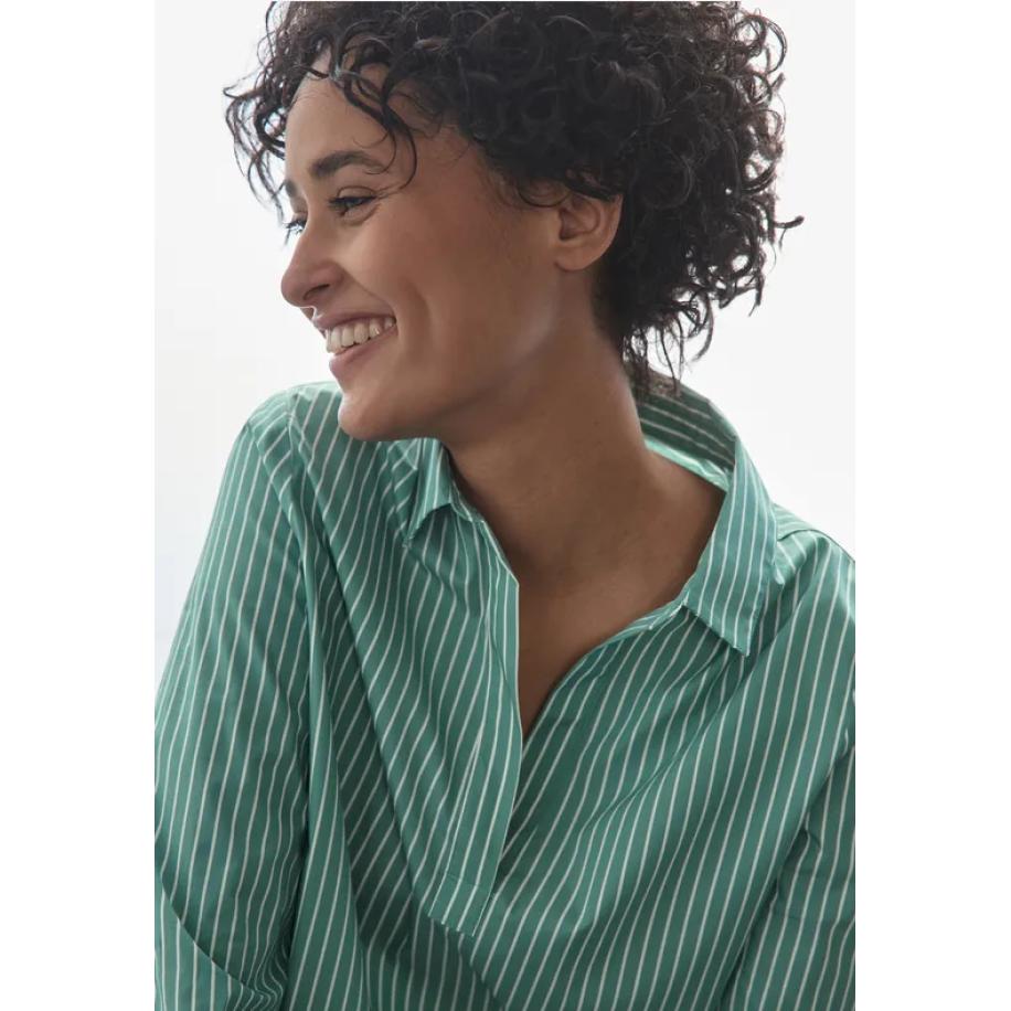 Street One Zakelijke lange blouse Groen