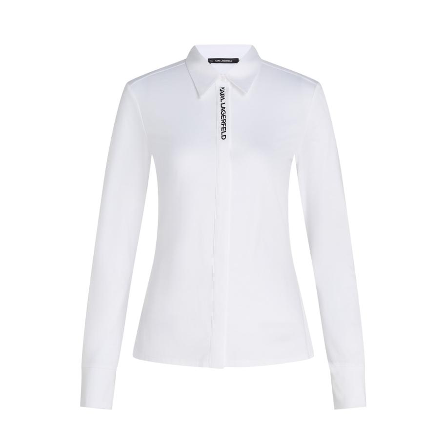 Karl Lagerfeld Karl Lagerfeld Blouse zwart / wit -