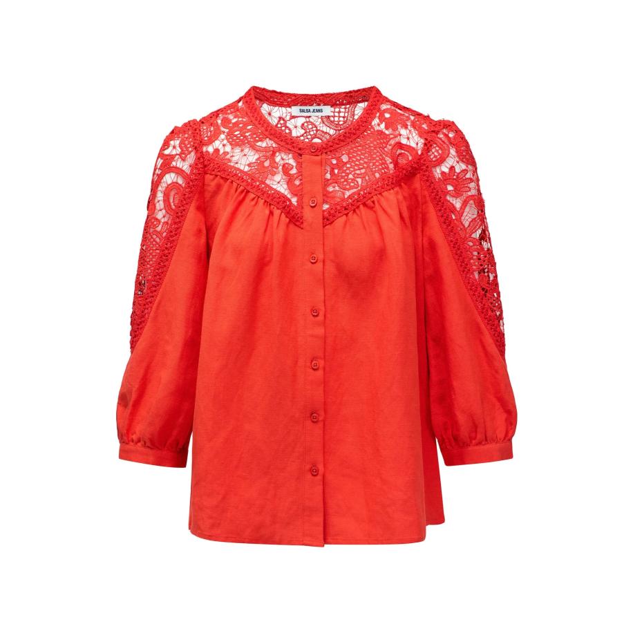 Salsa Salsa Jeans Blouse rood -