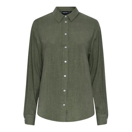 Pieces PIECES Blouse VINSTY groen gemêleerd