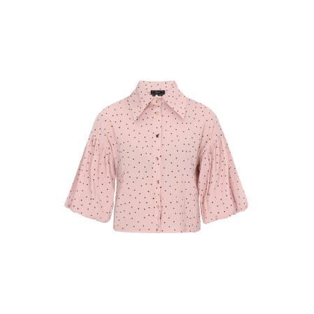 NAEMI NAEMI Blouse Fashion Look rosé / zwart