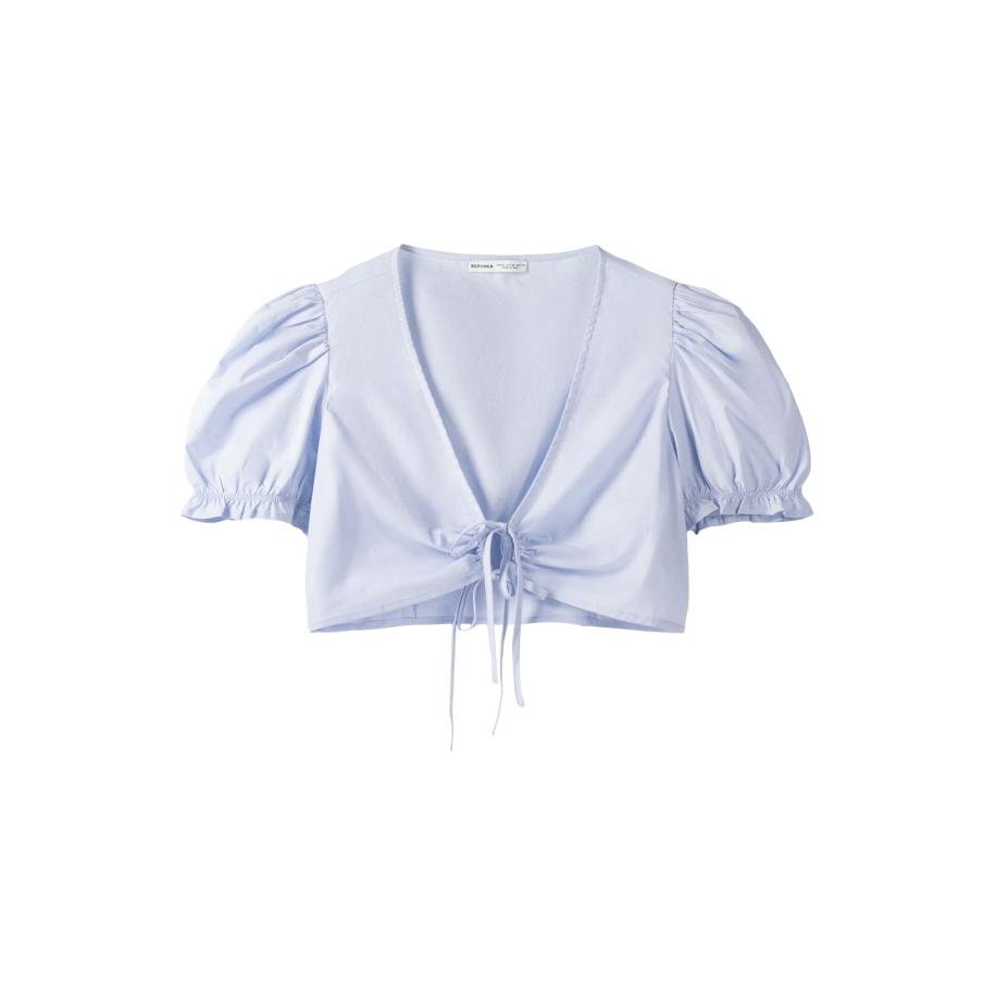 Bershka Bershka Blouse pastelblauw -