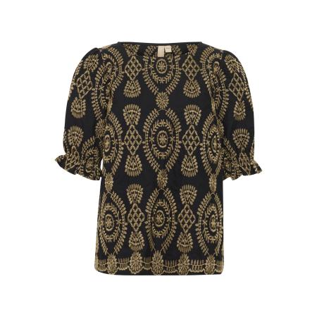 Culture CULTURE Blouse Tia Aidy bruin / zwart