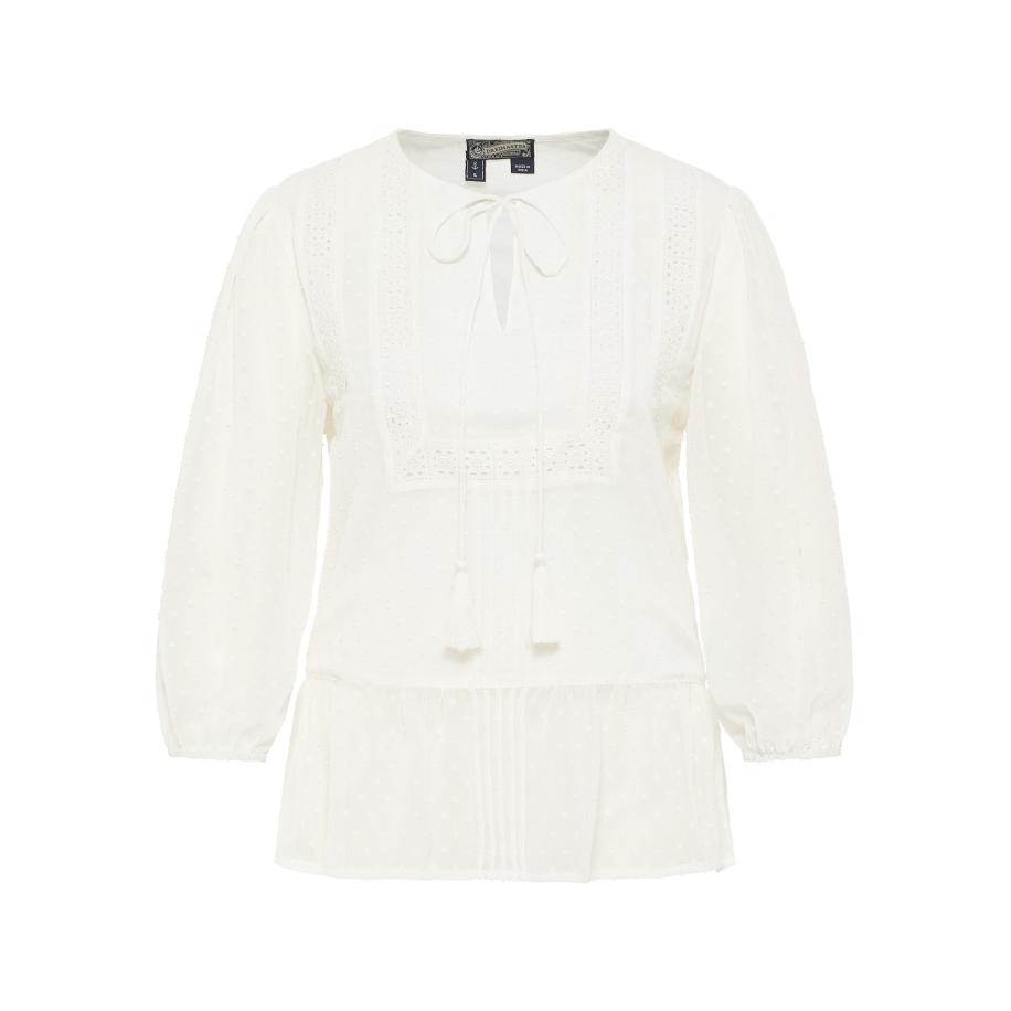 DreiMaster DreiMaster Vintage Blouse wolwit -