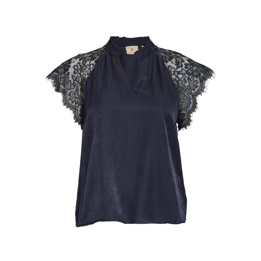 Peppercorn Blouse Kia donkerblauw Blauw