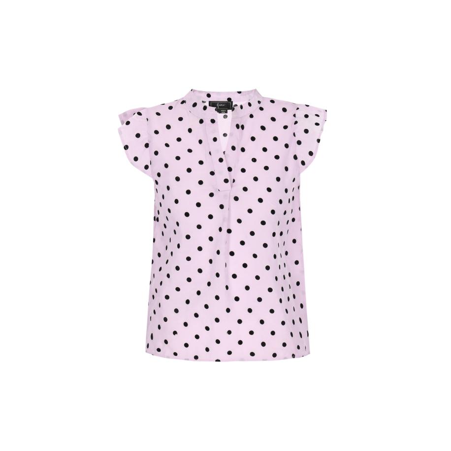 faina Blouse Fashion Look pastellila / zwart Paars