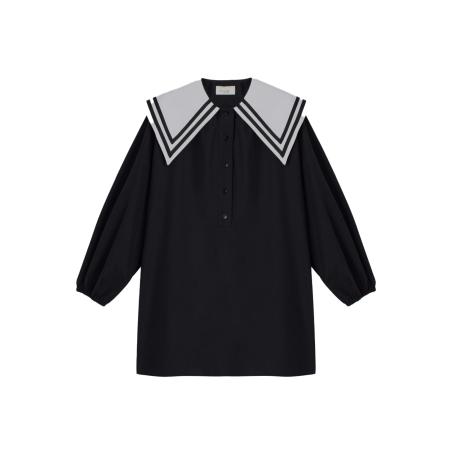 Touche Prive Touche Prive Blouse zwart / wit