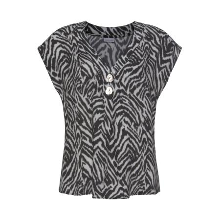 Lascana LASCANA Blouse zwart / wit